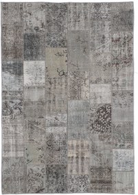 Patchwork Tappeto 170x250 (Tacchino) Annodato A Mano