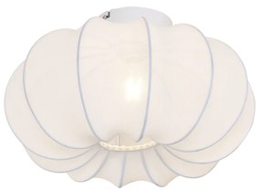 Plafoniera Japandi bianca 37 cm - Plu Asyesha