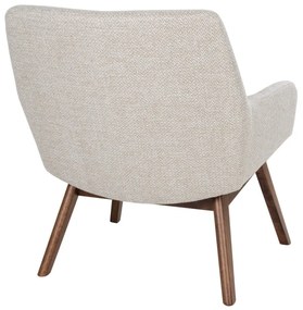 Poltrona in legno di noce marrone sabbia Londra - House Nordic