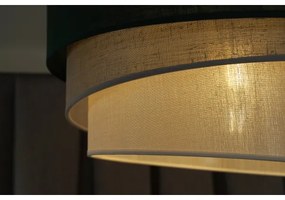 Duolla - Lampadario a sospensione con filo TRIO 1xE27/15W/230V diametro 45 cm verde/grigio/bianco