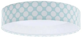 Plafoniera LED GALAXY KIDS 24W 230V verde/bianco a pois