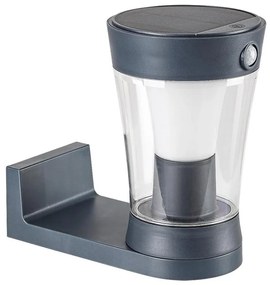 Rabalux 77037 - Lampada solare da parete ANGERS LED/3W/3,7V IP54 antracite