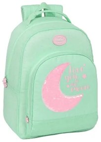 Zaino Scuola BlackFit8 Moon Verde 32 x 42 x 15 cm