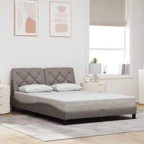 Giroletto Senza Materasso Tortora 140x190 Cm İn Tessuto /