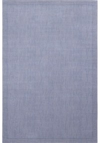 Tappeto in lana blu 160x240 cm Linea - Agnella