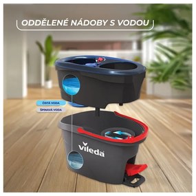Mop con secchio e panno rotante H2PrO – Vileda