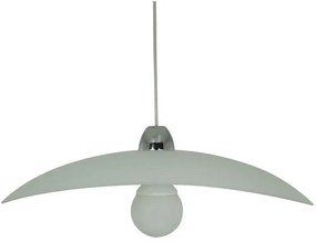 Lampadario Neoclassico Millerighe bianco paralume bianco E27 Ø60cm