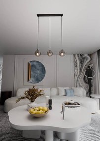 Lampadario a sospensione COSMO 3 BLACK GRAFIT
