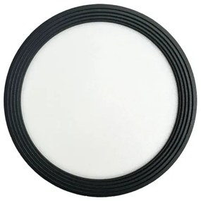 Faretto LED LED/14W/230V 4000K diametro 12 cm nero