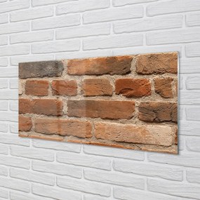 Pannello paraschizzi cucina Muro di pietra di mattoni 100x50 cm