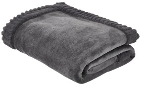 Coperta 150x200 cm Velvet and Faux Fur - Catherine Lansfield