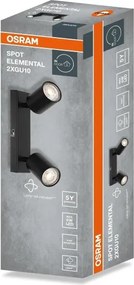 Osram - Faretto ELEMENTAL 2xGU10/6W/230V