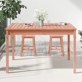 Tavolo da giardino 121x82,5x76 cm in legno massello di douglas