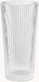 Set di 4 bicchieri alti con rilievo Pilastro