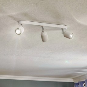 TK Lighting Faretto da soffitto Top, 3 luci, bianco