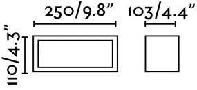 FARO 70573 - Applique da esterno TEJO 1xE27/20W/230V IP54