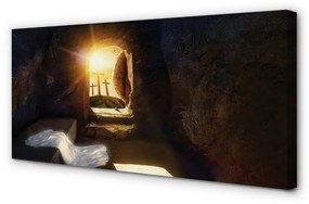 Quadro su tela La caverna attraversa il sole 100x50 cm