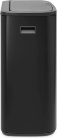 Bidone in acciaio nero opaco touch 60 l Bo Touch Bin - Brabantia