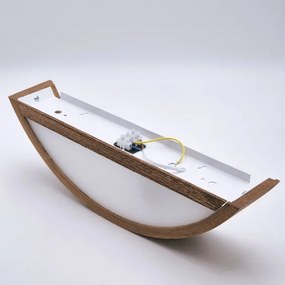 Brilagi - Lampada da parete LED CARVALHO 1xE27/60W/230V rovere ciliegio