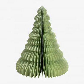 Confezione da 3 alberi di Natale in carta Noelle Verde - Sklum