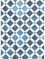 Tapete Zellige von Cole & Son - China Blue & White