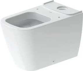 Wc Monoblocco a cacciata per scarico orizzontale verticale o curva Bianco Hygieneglaze senza cassetta Happy D2 2134092 Duravit