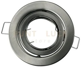 Struttura incasso reflex orientabile nikel 10x10cm in metallo