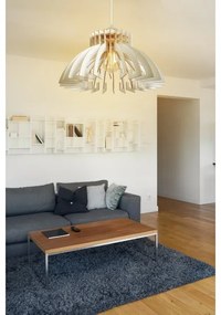 Lampadario a sospensione con filo 1xE27/60W/230V bianco diametro 39 cm