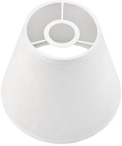 Paralume di ricambio ANTONIO E14 140x160 mm bianco