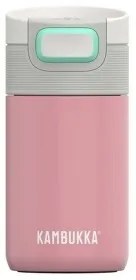 Thermos Kambukka Etna Bianco Rosa Silicone Acciaio inossidabile 300 ml