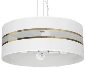 Lampadario su corda ULTIMO 3xE27/60W/230V bianco