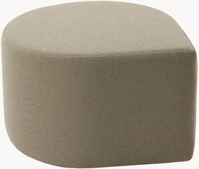 Sgabello imbottito in bouclé Stilla