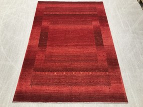 Loribaft Tappeto 170 x 250 Rosso (Iran) Annodato A Mano