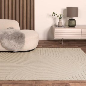 Tappeto in lana beige 160x230 cm Hague - Asiatic Carpets