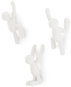 Ganci in plastica da parete in set da 3 Buddy - Umbra
