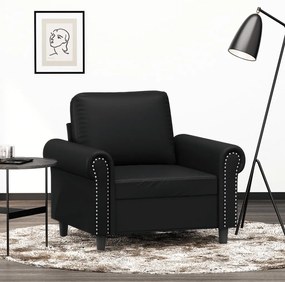 Poltrona Nera 60 Cm İn Similpelle /