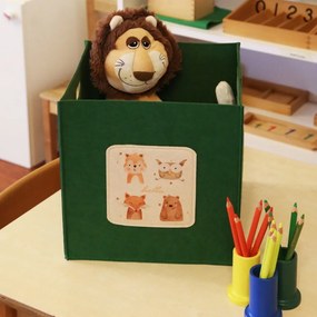 Organizer per bambini in tessuto, set di 2 pezzi - Mioli Decor