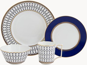 Servizio da colazione in Fine Bone China Renaissance 4 pz