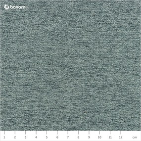 Letto matrimoniale imbottito verde/blu con contenitore con rete inclusa 180x200 cm Frieda – Meise Möbel