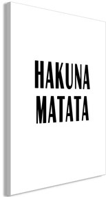 Quadro Hakuna Matata (1 Part) Vertical