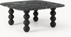 Tavolino da salotto in marmo con gambe in legno di quercia Lyndi