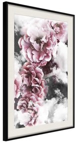 Poster  Divine Flowers  Cornice Quadri Cornice nera con pass-partout, Larghezza x Altezza Home decor 20x30