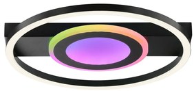 Brilliant - Plafoniera LED RGBW dimmerabile MAUREEN LED/20W/230V 3000-6500K nera + telecomando
