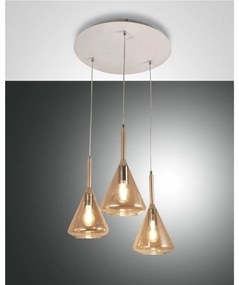 Lampadario Glamour Tris 3x E27 LA MIA LUCE