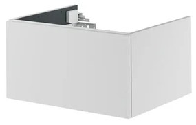 Mobile da bagno sotto lavabo Neo bianco laccato L 60 x H 32 x P 48 cm 1 cassetto, lavabo non incluso