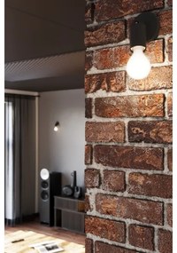 Sollux SL.1120 - Lampada da parete FORNES 1xE27/60W/230V nero