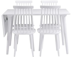 Tavolo da pranzo bianco Lotte Leaf, 120 x 80 cm Lotta - Rowico