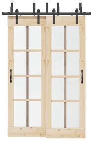 Kit Di Binari Per Porte Scorrevoli 152,5 Cm Acciaio Nero /