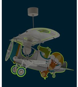 Dalber 54542 - Lampadario bambini LITTLE CROCODILE 1xE27/15W/230V