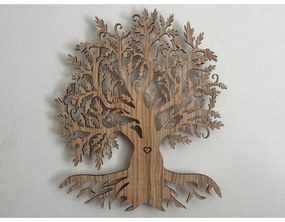 Li-Go 5747/DUB2 - Lampada decorativa da parete LED/10W/230V 45x55 cm rovere